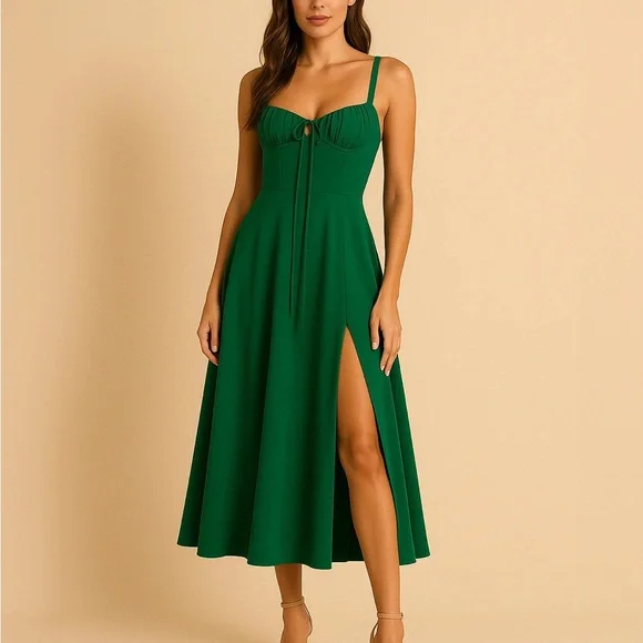 The Latest Scoop Heaven Sent Corset Sweetheart Dress L - Picture 2 of 7